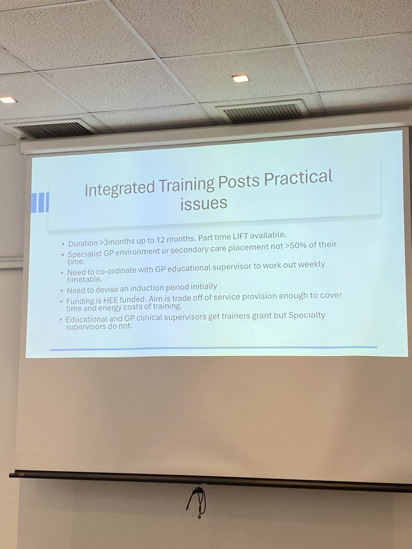 a slide with text on it